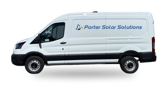 Porter Solar Solutions service van